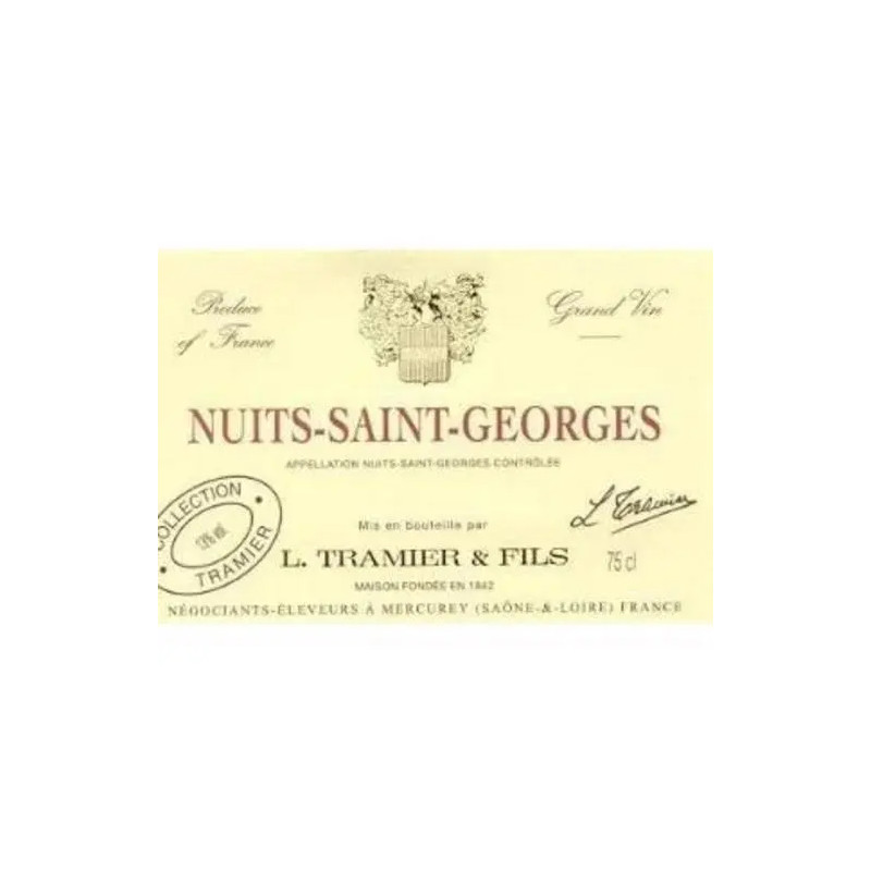 Tramier & Fils Nuits Saint Georges Pinot Noir 750ml