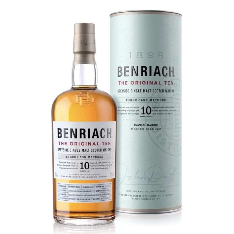 BenRiach 10YO Single Malt Scotch Whisky 700ml