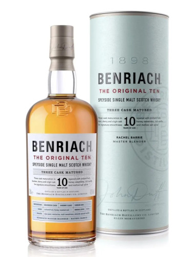 BenRiach 10YO Single Malt Scotch Whisky 700ml