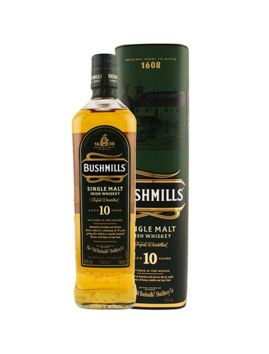 Bushmills 10yo Single Malt Irish Whiskey 700ml