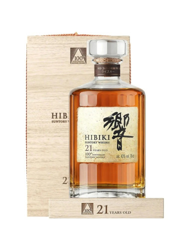 Hibiki 21 Year Old Blended Japanese Whisky 100th Anniversary Edition 700ml