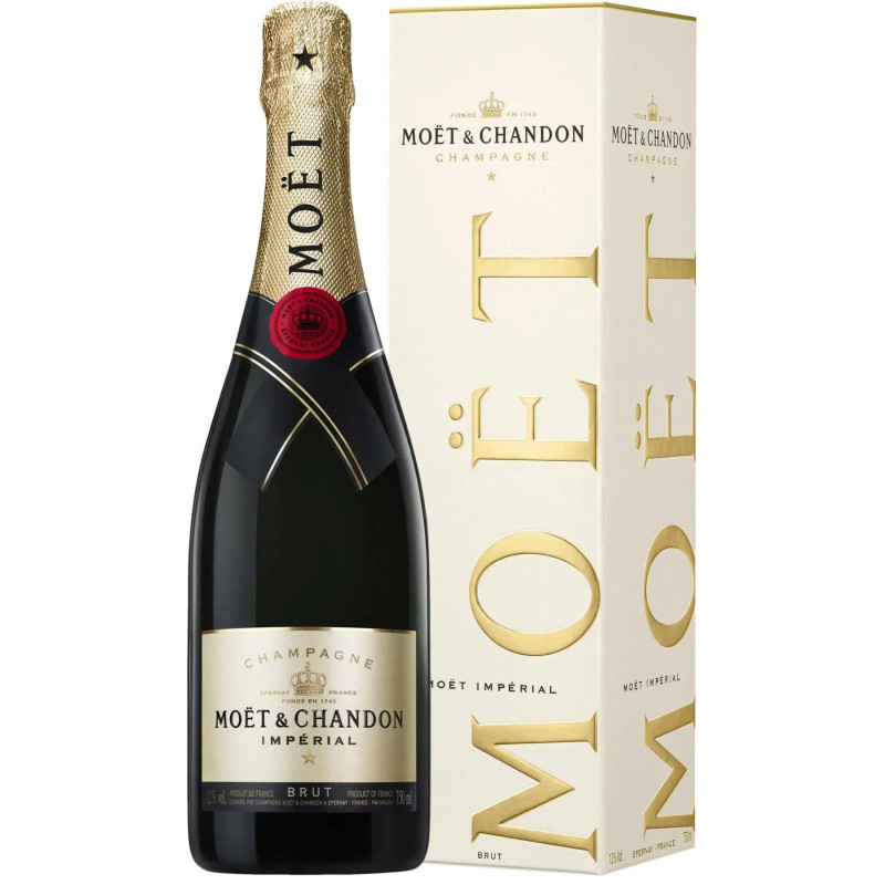 Moet & Chandon Brut NV Gift Boxed Champagne 750ml