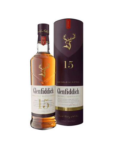 Glenfiddich 15yo Single Malt Scotch Whisky 700ml