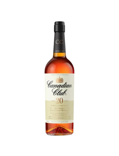 Canadian Club 20 Year Old Blended Whisky 40% 750ml