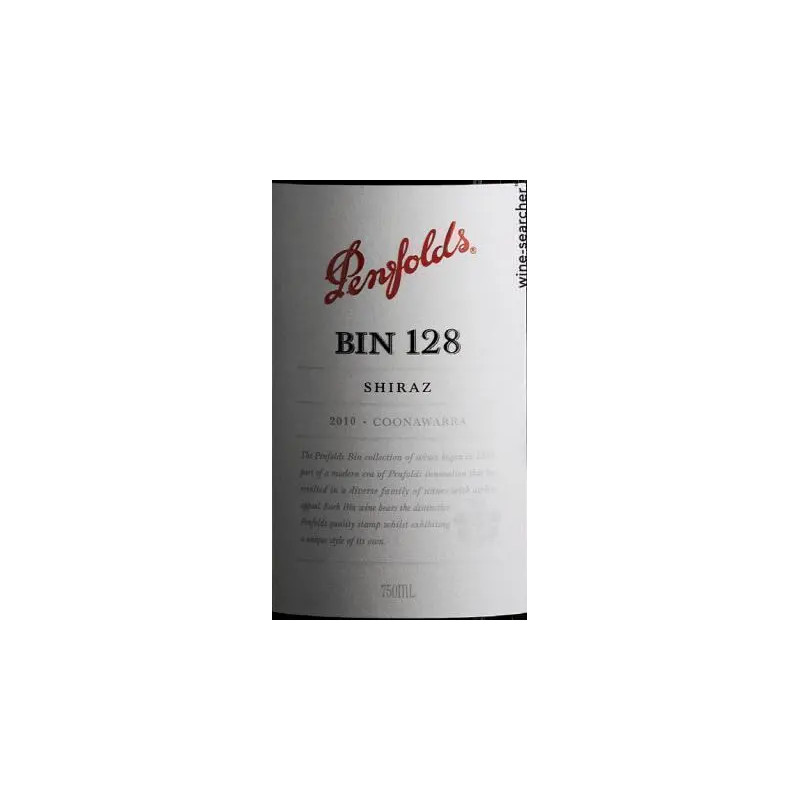Penfolds Bin 128 Coonawarra Shiraz 2010