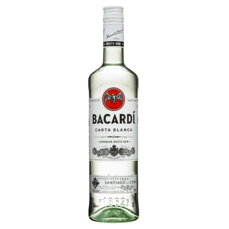 Bacardi Carta Blanca Rum 700ml