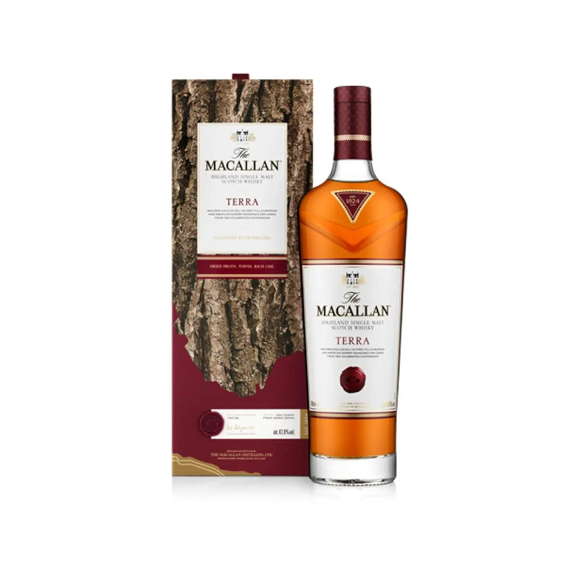 The Macallan Terra Highland Single Malt Scotch Whisky 700mL