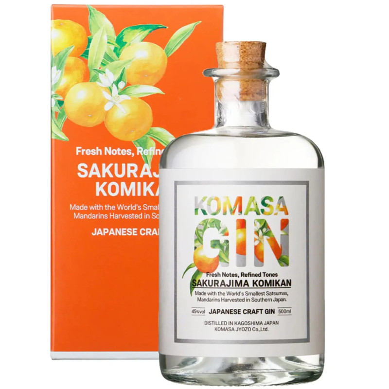 Komasa Komikan Mandarin Japanese Gin 500ml