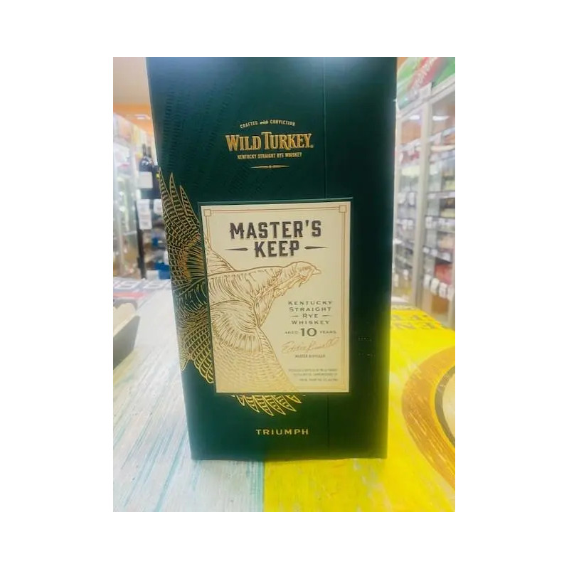 WILD TURKEY TRIUMPH MASTER'S KEEP 10Y.O. 104 PROOF 52% 750ML RYE WHISKEY
