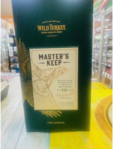 WILD TURKEY TRIUMPH MASTER'S KEEP 10Y.O. 104 PROOF 52% 750ML  RYE WHISKEY