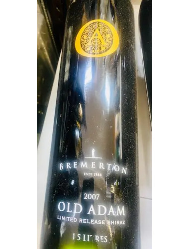 Bremerton Old Adam Shiraz 1.5lt 2007 MAGNUM