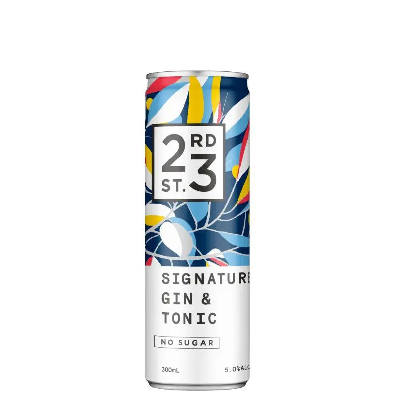23rd St Distillery Gin & Tonic 4x300ml
