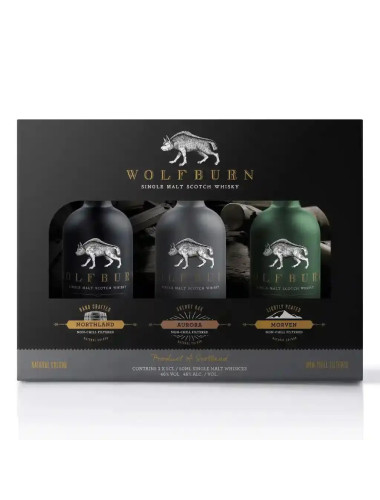 Wolfburn Single Malt Scotch Whisky Tri Gift Packs 3 x 50ml