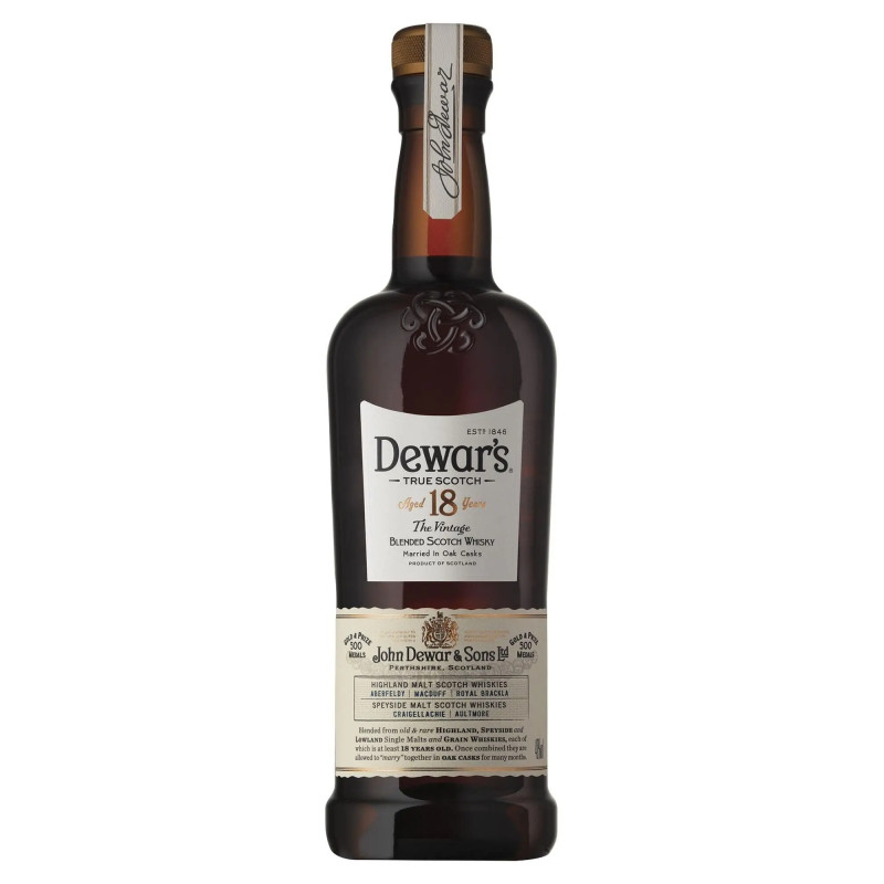Dewar's The Vintage 18 Year Old Scotch Whisky 750mL