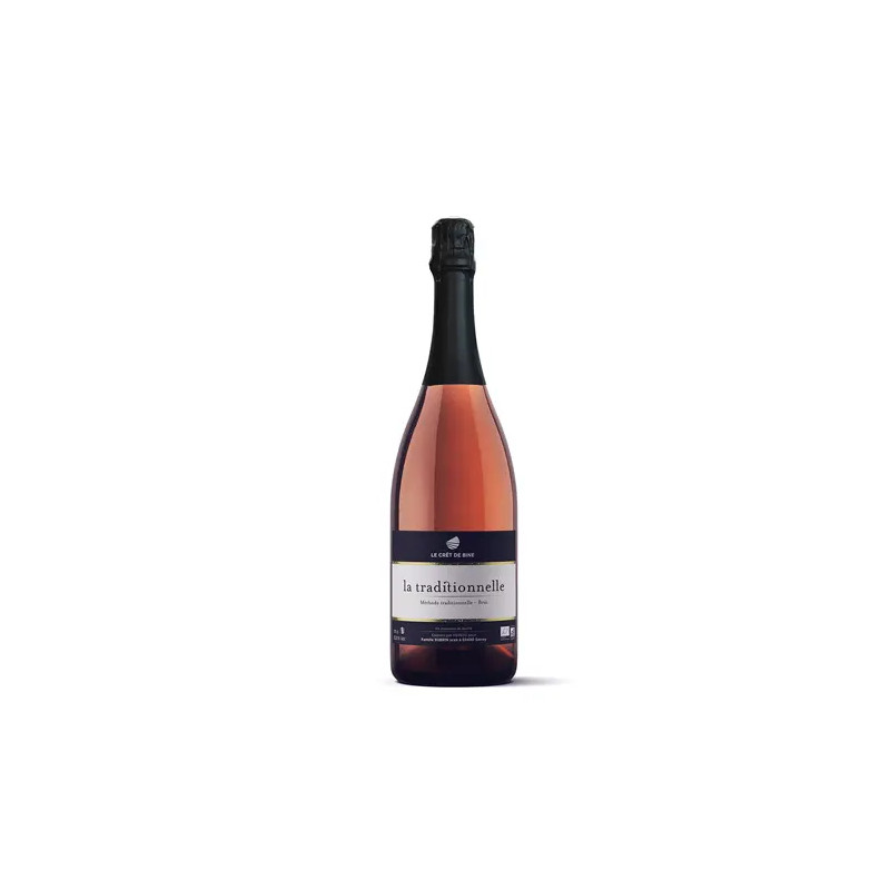 Domaine Le Cret de Bine "La Traditionnelle" Cremant Gamay Rose