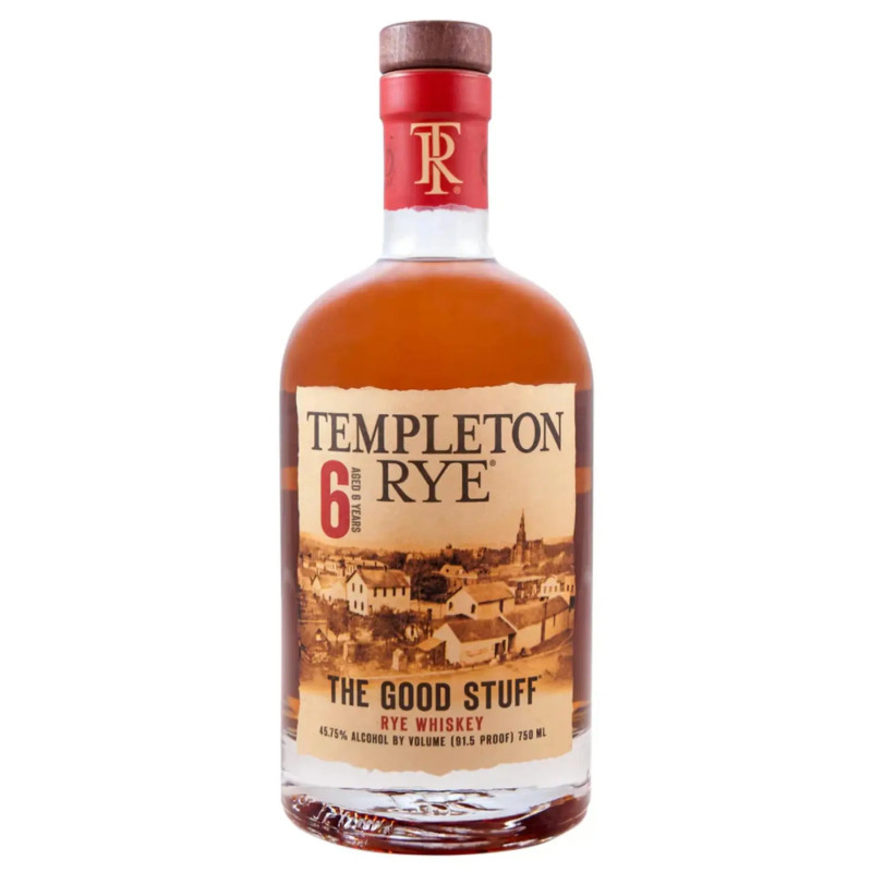 Templeton 6 Year Old Straight Rye Whiskey 700ml