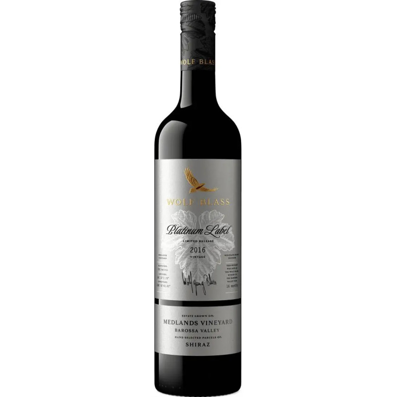 Wolf blass Platnium Label Shiraz 2016