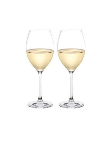 Plumm Vintage White Glass 2pk