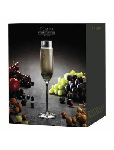 Tempa Quinn Champagne Flutes 4PK