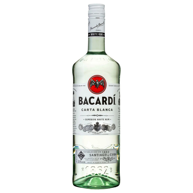 Bacardi Carta Blanca 1 Lt