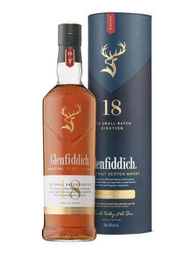 Glenfiddich 18 Year Old Single Malt Scotch Whisky 700ml
