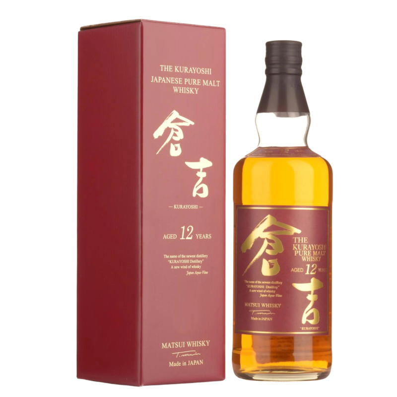 The Kurayoshi 12 Year Old Pure Malt Japanese Whisky 700ml
