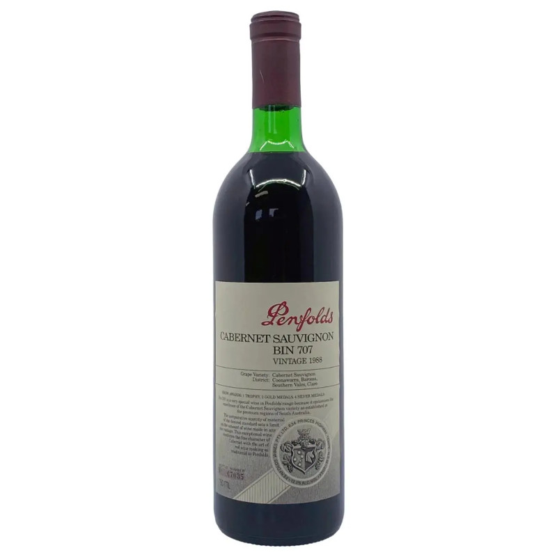 Penfolds Bin 707 Cabernet Sauvignon 1988 750ml