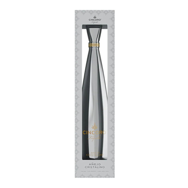 Cincoro Tequila Añejo Cristalino 750ml