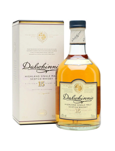 Dalwhinnie 15yo Highland Single Malt Scotch Whisky 700ml