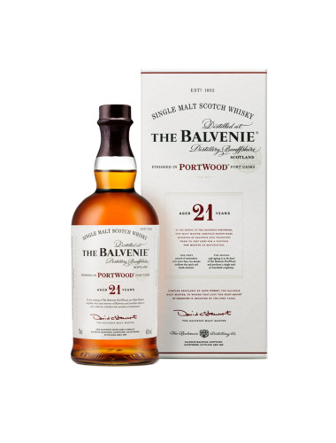 Balvenie 21 Year Old Portwood Single Malt Whisky 700ml