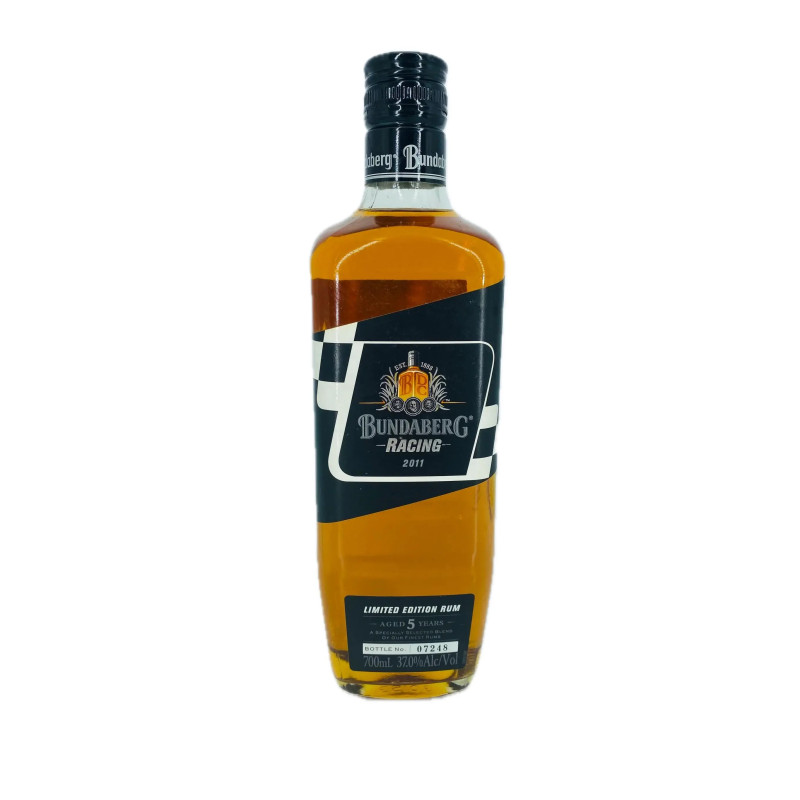 Bundaberg Racing 2011 5yo Rum 700ml Bottle Number #9439