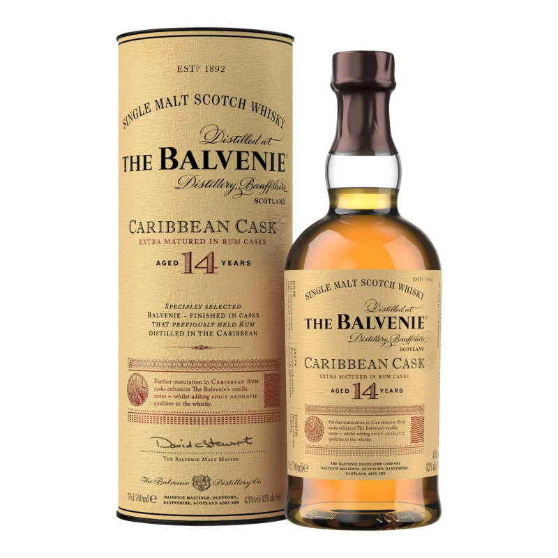 Balvenie Caribbean Cask 14 Year Old Single Malt Scotch Whisky 700ml